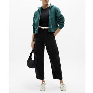 NWT Athleta Skyline Utility Barrel Pant Black 6 Petite